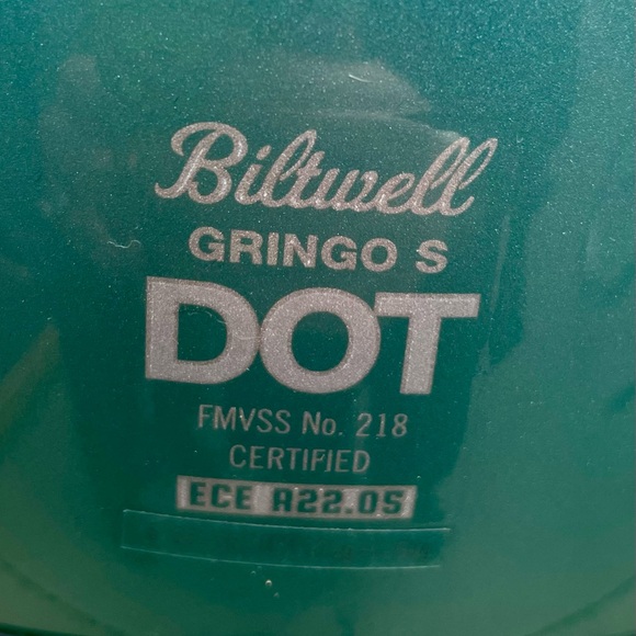 Gringo Small Helmet - Teal - Picture 2 of 3